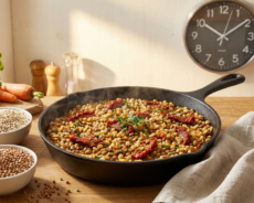 Szybkie obiady z kaszą jęczmienną lub bezglutenową – 30 minut w kuchni Szybkie obiady z kaszą jęczmienną lub bezglutenową – 30 minut w kuchni