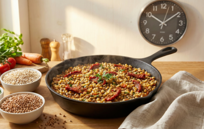 Szybkie obiady z kaszą jęczmienną lub bezglutenową – 30 minut w kuchni Szybkie obiady z kaszą jęczmienną lub bezglutenową – 30 minut w kuchni